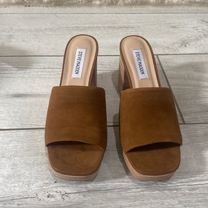 NIB Steve Madden Elda Block Heel Sandal